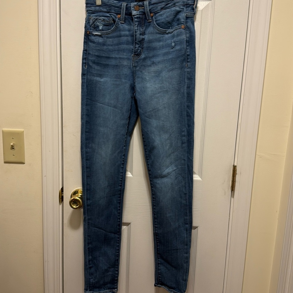 Women's Buckle Black Skinny Blue Jeans 27x30